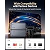 llano S850 Upgraded Type-C Wireless HDMI Transmitter and Receiver,Ultra 4K Decode Input 1080P@60Hz Output, Plug&Play 5G+2.4G and Audio for Phone/Tablet/Laptop/PC to Monitor/Projector/TV Box (Black)