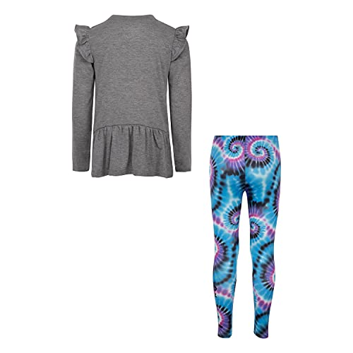 Hurley baby-girls Long Sleeve Top and Leggings 2-piece Outfit Set2