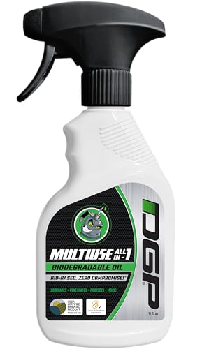 DGP All in 1 Multi-Purpose Biodegradable Penetrating Oil – Professional-Grade Lubricant & Lube for Doors, Hinges, Machines & Tools – Fast-Acting Lubricating Formula, 11 oz