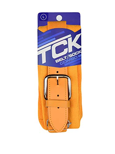 Image of TCK Baseball or Softball Sock /Belt Combo- Youth & Adult Sizes for Boys and Girls Men and Women