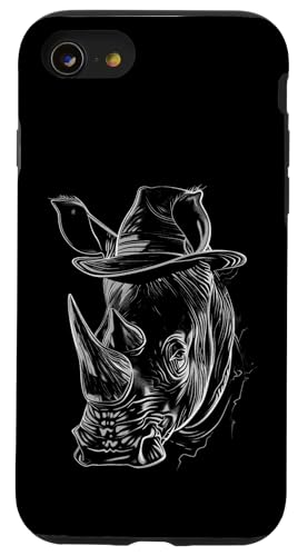 Dapper Rhino Hat ���C���A�[�g �쐶���� �X�}�z�P�[�X iPhone SE (2020) / 7 / 8 �p
