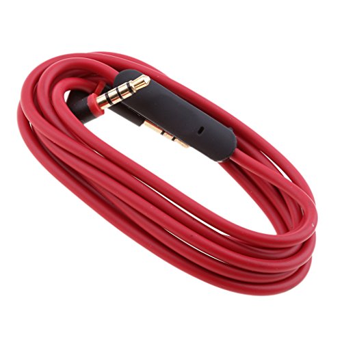 Preisvergleich Produktbild Baoblaze Ersatzkabel für Beats Studio Kopfhörer - rot