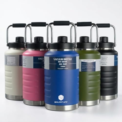 Image of Thermosteel Water Jug Insulated Tumbler with Magnet Lid 2100ml, Water from Bottle for Travel, Home, Office, School, Gym, Hotel and Dhaba 12+ Hours Hot and 18+ Hours Cold (Blue - 2.1L)
