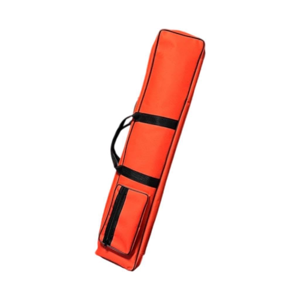 QUILSTM Billiard Cue Cases Made Of Oxford Mesh Fabric Safe Storage For 1/2 Pool Cues While Traveling Proper SizeThe Pool Cue Bag Measures About 85 X 17 Cm Bag , Orange , 85x17cm