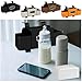 toresper Car Back Seat Organizer with Tissue, Car Seat Back Tissue Box and Storage Hook, Multifunctional Car Organizer for Hold Phone,Drinks,Handbag,Compatible with Most Vehicles (Black)