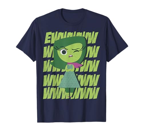 T-shirt Disgust Inside Out Disney homme graphique imprimé vert kelly large