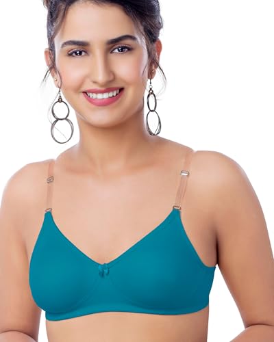Image of Brida Monica Breathable Cotton Non-Padded Transparent Bra - Comfortable, Stylish