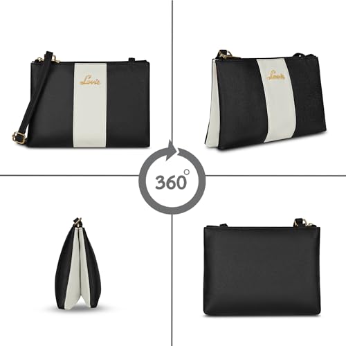 Image of Lavie Women's Lynn 2C Colorblock Crossbody Sling Bag | Top Zip Sling Bag | Ladies Purse Handbag | Gift for Women