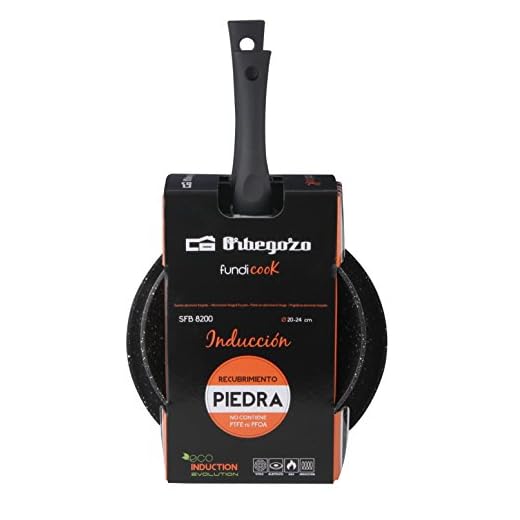 Orbegozo SFB 8200 - Set de 2 sartenes de Aluminio Forjado, Diámetro de 20 y 24 cm, Recubrimiento Piedra Antiadherente