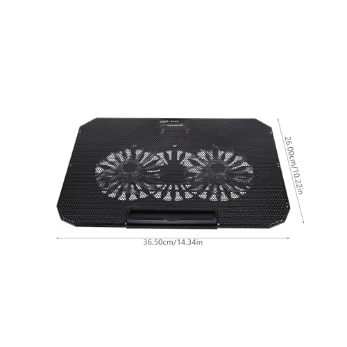 Base refrigerante para laptop con doble ventilador silencioso miniatura 2