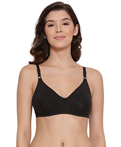 Image of Lyra Women's Moulded Encircled Bra(513) Pack of 2 White & Black,30B