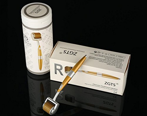 Zgts New Mirco Roller Needle for Body and Face Ultimate Therapy for Reduction of Stretch Marks, Winkles, Scars, Large Pores, Eye Pouches (0.5mm)