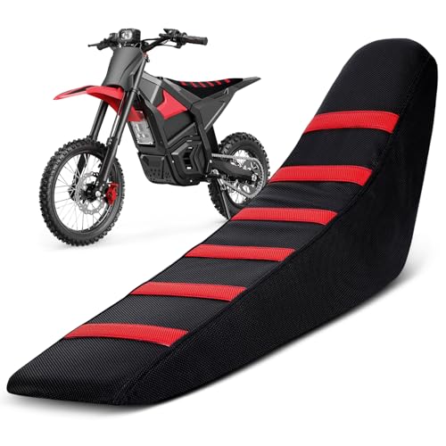 Coussin rouge Yozma In 10 pour piloter votre pit bike en forêt