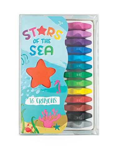 Preisvergleich Produktbild Ooly Wachsmalstifte, Seestern, 16 Stück