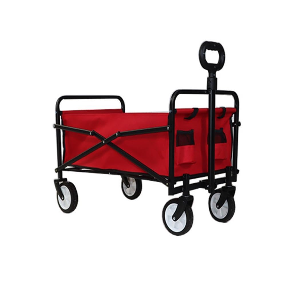 vrfvsdasAAS camping cart， Camping Trolley Folding Picnic Fishing Multi-color Optional Cart