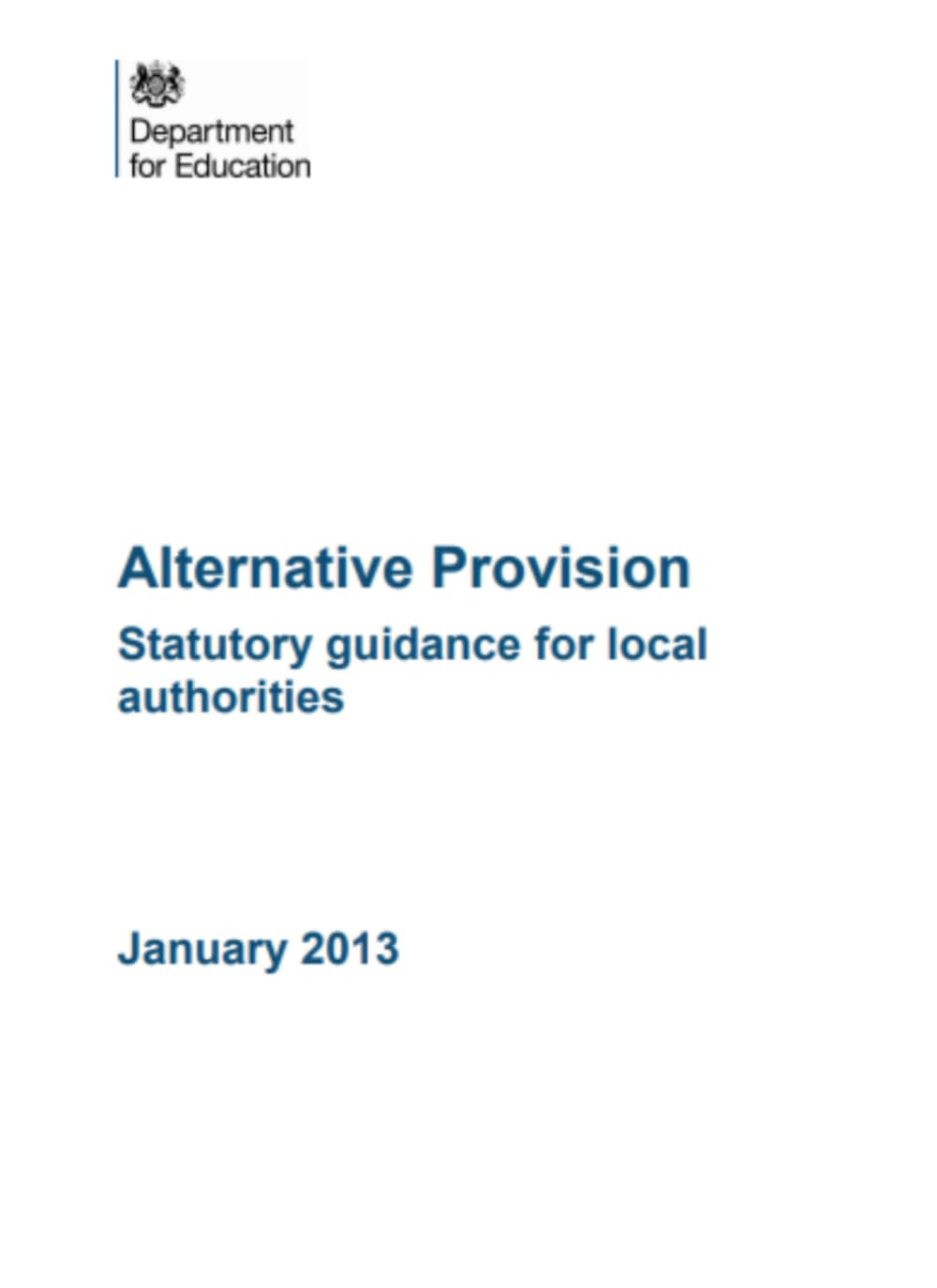 Alternative Provision