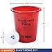 Rally and Roar Jumbo Tailgate Beer Pong Set - Includes 12 Durable 9