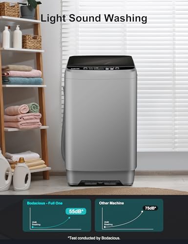Image of Portable Washer - Full-Automatic Washing Machine w /Drain Pump,2.4 Cu. Ft.