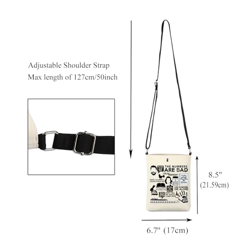 CMNIM TV Show Gifts Lost Crossbody Bag Science Fiction TV Series Fans Gifts Dharma Initiative Gifts TV Fans Shoulder Bag2