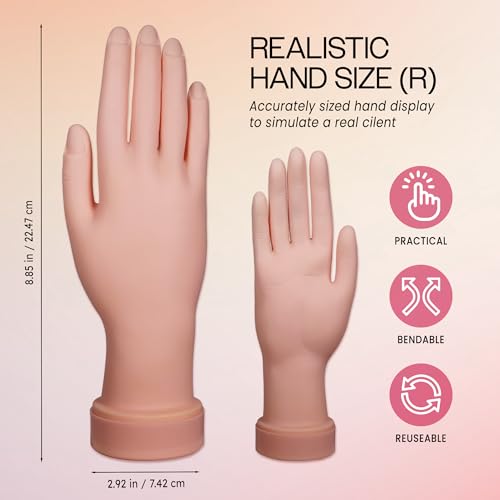 Práctica para arte de uñas con soporte acrílico miniatura 4