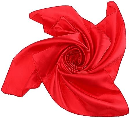 Grand Foulard Carré En Satin De 69,8 Cm – Écharpe Pour Cheveux En Soie – Bandanas Carrés Pour Cheveux – Grande écharpe De Sommeil Pour Femme (blanc Cassé), Blanc Cassé, Taille L