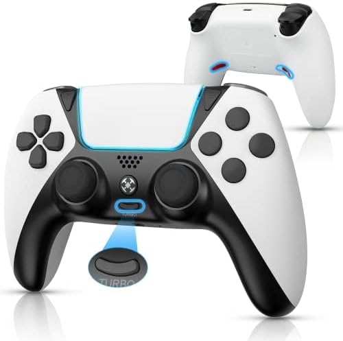 OUBANG Control for PS4 Controller, Game Remote for Elite PS4 Controller with Turbo, Steam Gamepad Work with Playstation 4 Controller with Back Paddle, Scuf Controllers for PS4/Pro/PC/IOS/Android Gamer