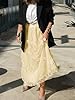 Cicy Bell Womens Lace Ruffle Maxi Skirts Flowy Boh... #5