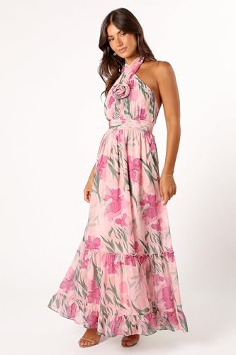 Image of Petal & Pup Women's Lennon Halterneck Maxi Dress