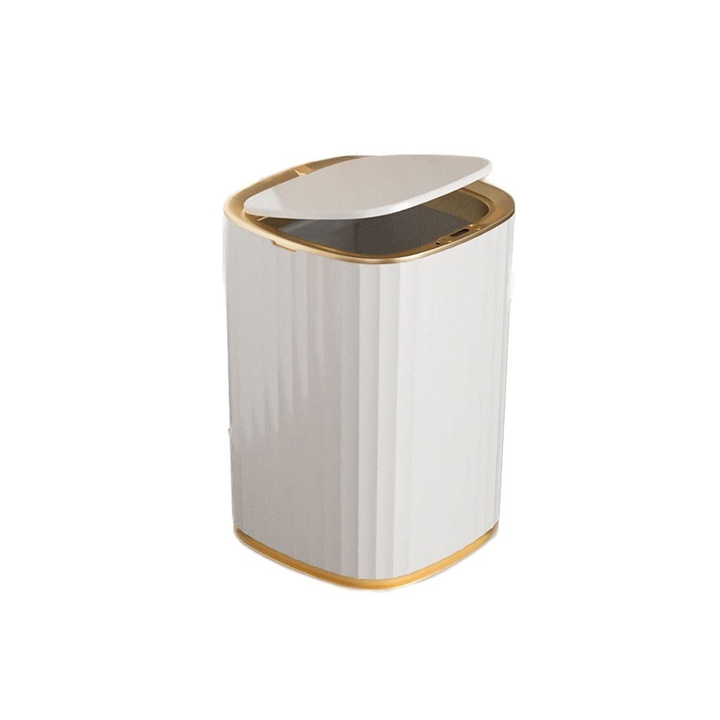 Kosz na śmieci Smart Sensor Trash Can, śmieci o dużej pojemności, automatyczny kosz na śmieci z pokrywką, USB. Kabel do ładowania Zastosowanie wewnątrz i na zewnątrz
