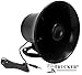 Pro Trucker PA Audio Speaker Weatherproof 12 Watt 8 Ohm (Horn Black)