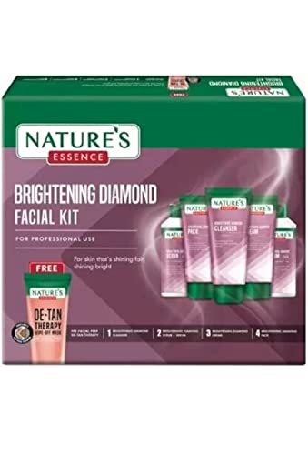 Image of Nature's Essence Brightening DiamondFacial Kit, 5 Steps, 250Gm