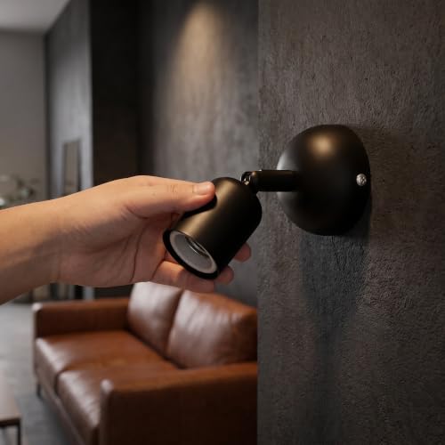 Portalámparas cerámico E27 orientable para solucionar esquinas oscuras 5
