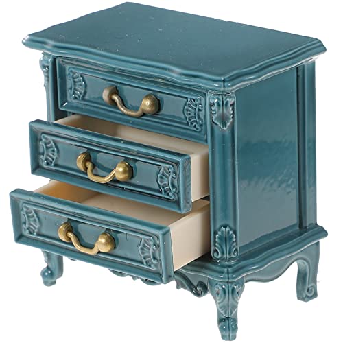 Zerodeko Mini Toys Dresser Cabinet 1 12 Scale,Wooden Movement Cabinet Sleeping Cabinet Mini Furniture Wood Miniature Model,Miniature Decorative Furniture Model Toy Kids Toys