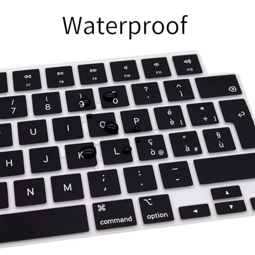 Protector de teclado silicona HRH italiano para MacBook miniatura 6