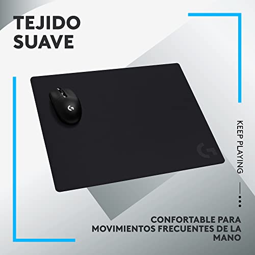 Image of Logitech G740 Large Thick Gaming Mouse Pad, Optimized for Gaming Sensors, Moderate Surface Friction, Non-Slip Mouse Mat, Mac and PC Accessories, 460 x 600 x 5 mm (Pack of 4)