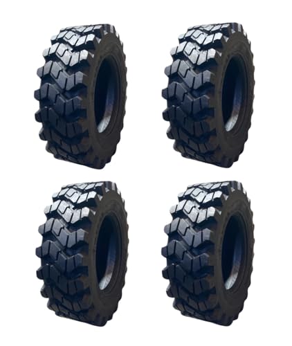 Set of 4 Forerunner SKS-9 Skid Steer Tires 10-16.5 12PLY