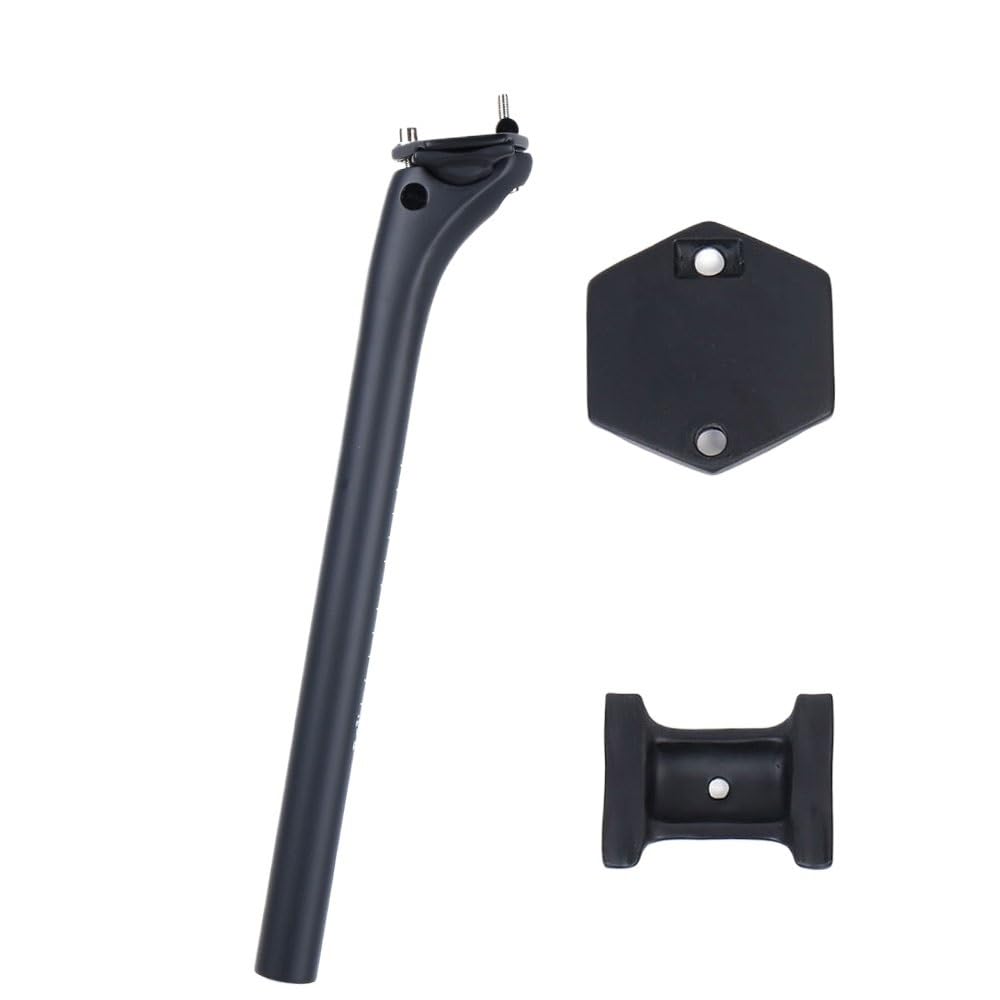 Fahrradsattelstütze Carbon-Sattelstütze Mountainbike-Sattelstütze Rennrad-Sattelstütze Offset 20 Fahrradteile 25,4/27,2/30,9/31,6 * 350/400/450 mm Fahrradsattelstütze (UD 31,6X400-