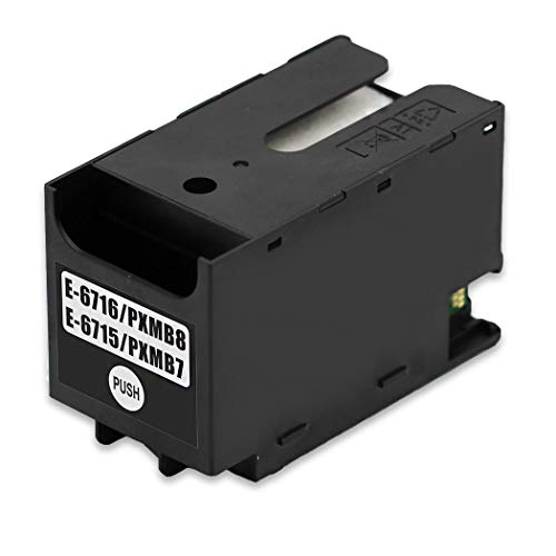 F-INK E-6716 - Caja de Mantenimiento Compatible con Epson T6715 T6716 C13T671600 C13T671500