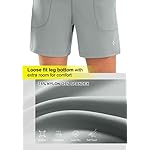 SANTINY Women's 6'' Athletic Long Shorts with 4 Pockets High Waisted Bermuda Shorts for Women Walking Running Casual - Image 4