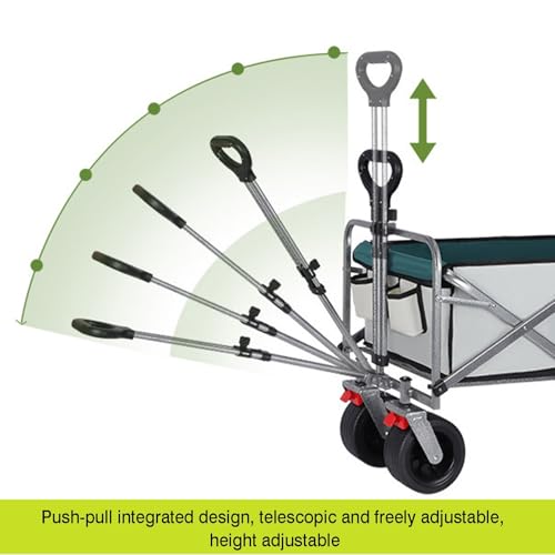 Carrito plegable resistente para tus días de playa, jardín y camping 4
