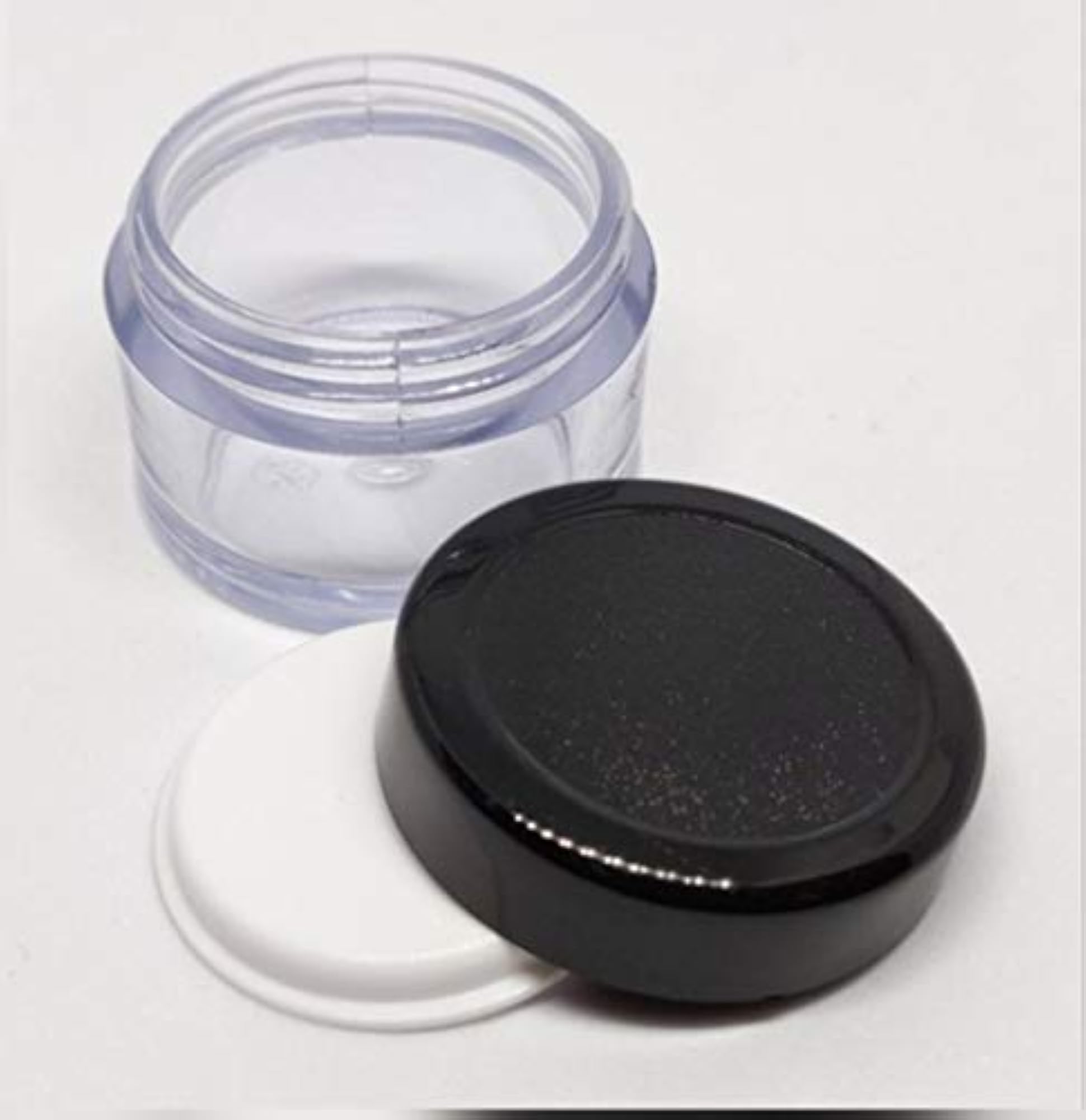 Super Pack of 12PCS 15GMS San Jars, Empty Cosmetic Acrylic Container Set