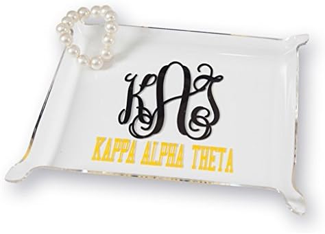 Kappa Alpha Theta Acrylic Trinket Tray