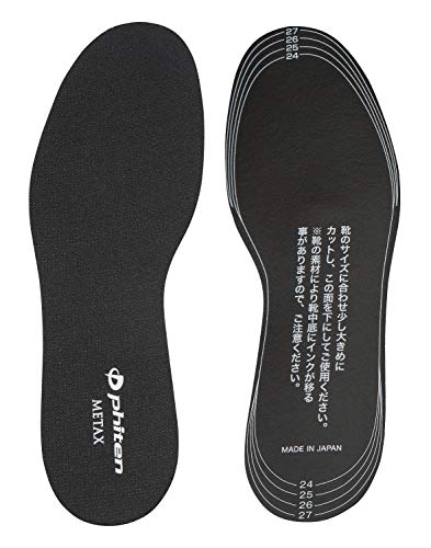 Plantillas Phiten METAX Standard 28-33cm negras miniatura 2