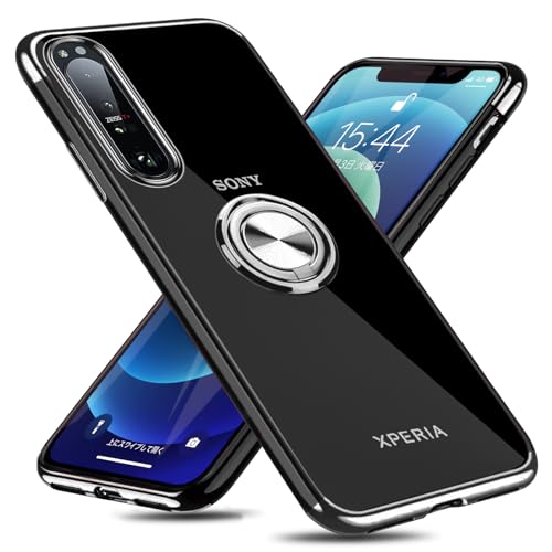 Xperia 1 III P[X Ot SO-51B SOG03 NA ϏՌ X^h@\  TPU ԍڃz_[Ή h~ ho ^ y ̌^ ό`h~ SʕیJo[ GNXyA 1 III P[X  W-YXZH-52-0