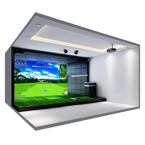 Écran d'impact de golf épaissi et robuste toile de projection premium pour cinéma maison