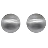 Half Ball Dome Stud Earrings 925 Sterling Silver Post Pin for Women Silver Plated Round Moon Post Studs Minimalist Fashion Boho Christmas Festival Ornament Jewelry (silver)
