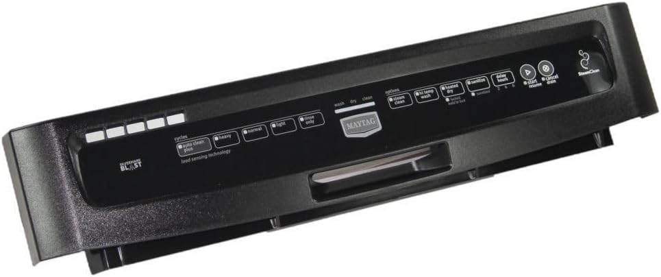 W10810424 Dishwasher Control Panel fit for Whirlpool Genuine Original Equipment Manufacturer (OEM) Part