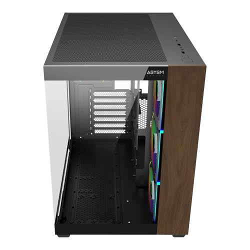 Boîtier Micro ATX Danube SAVA Nature 285C Noir Abysm Gaming pour studio