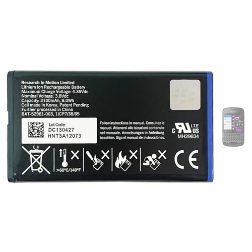 Aousavo BAT-52961-003 - Batteria di ricambio compatibile con BlackBerry Q10 Q 10 NX1 N-X1 NX-1