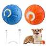 MILEDY 2PCS Shaky Ball for Dogs, Shaky Ball Toy for Dogs, Vibrating Dog Ball, Vibrating Ball for Dogs, Shaky Ball Moving Dog Toy, Automatic Moving Dog Toy Ball, Suitable for All Dogs (Orange+Blue)